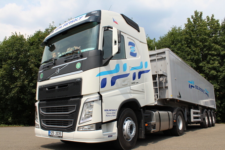 Nákladní vozidla firmy Solanský s.r.o.
